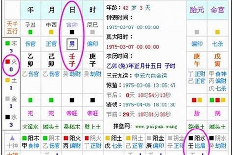 八字五行命盤|生辰八字查詢，生辰八字五行查詢，五行屬性查詢